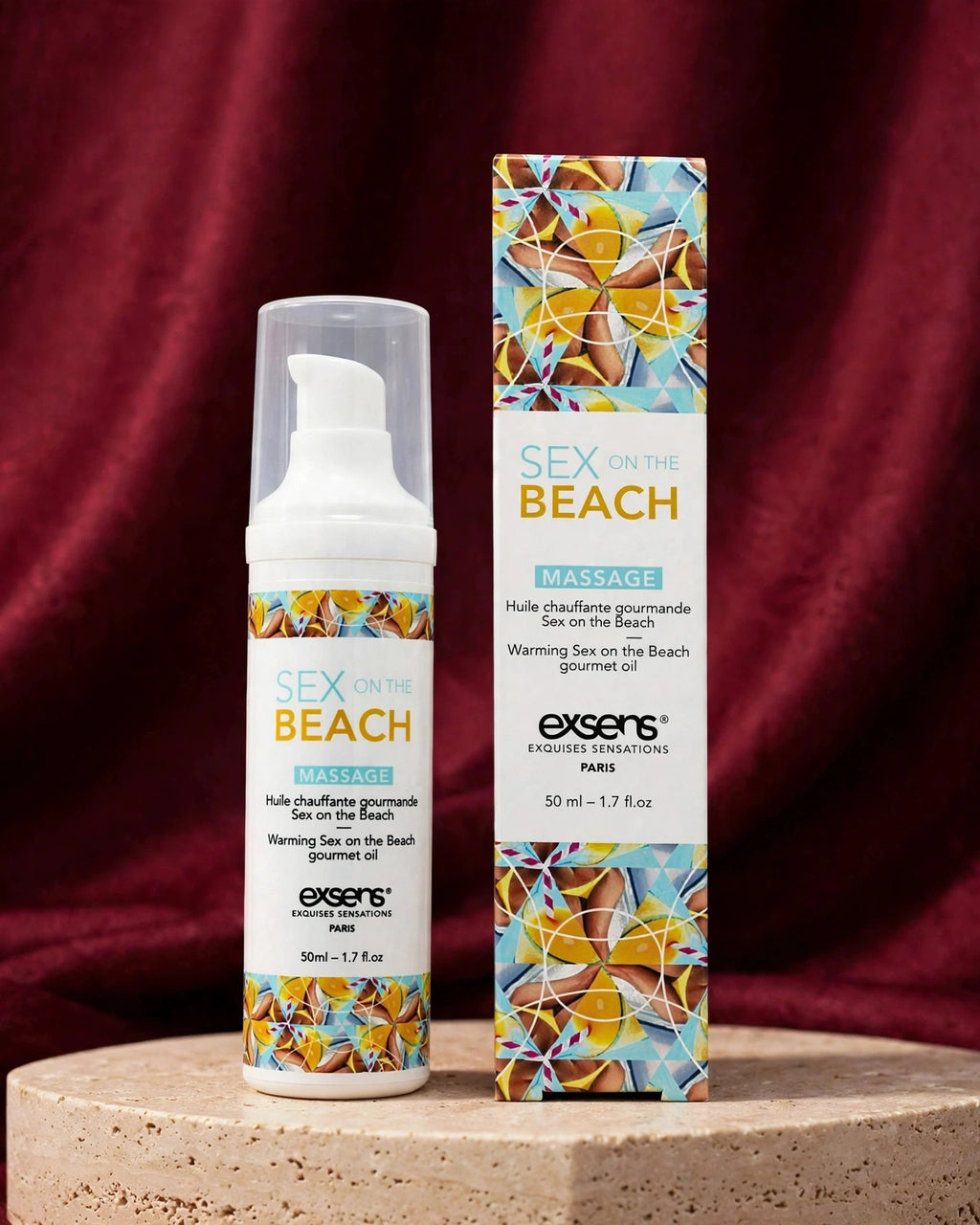 Aceite de masaje efecto calor Exsens