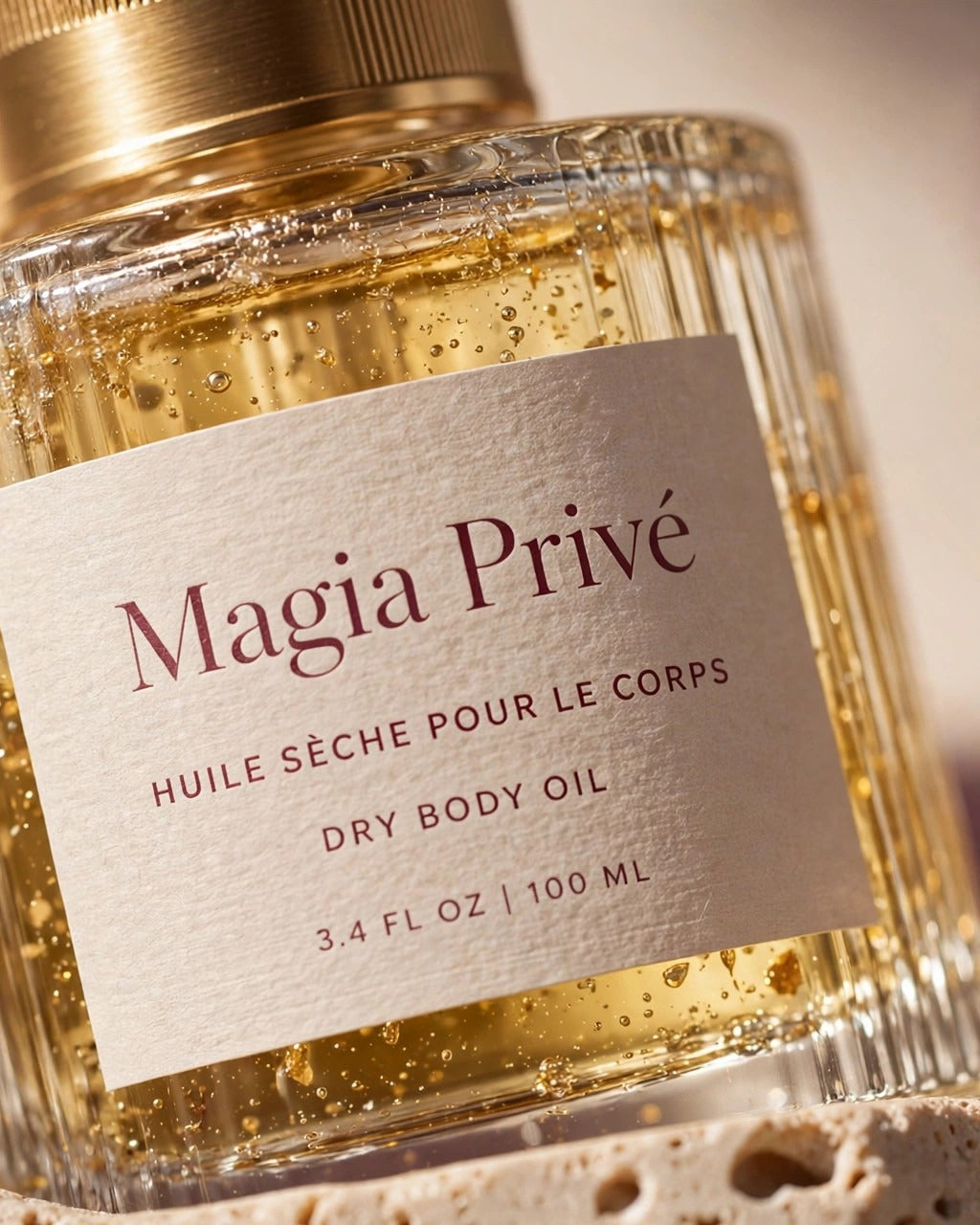 Aceite corporal seco Cashmere Pear HighOnLove · 3.4 oz