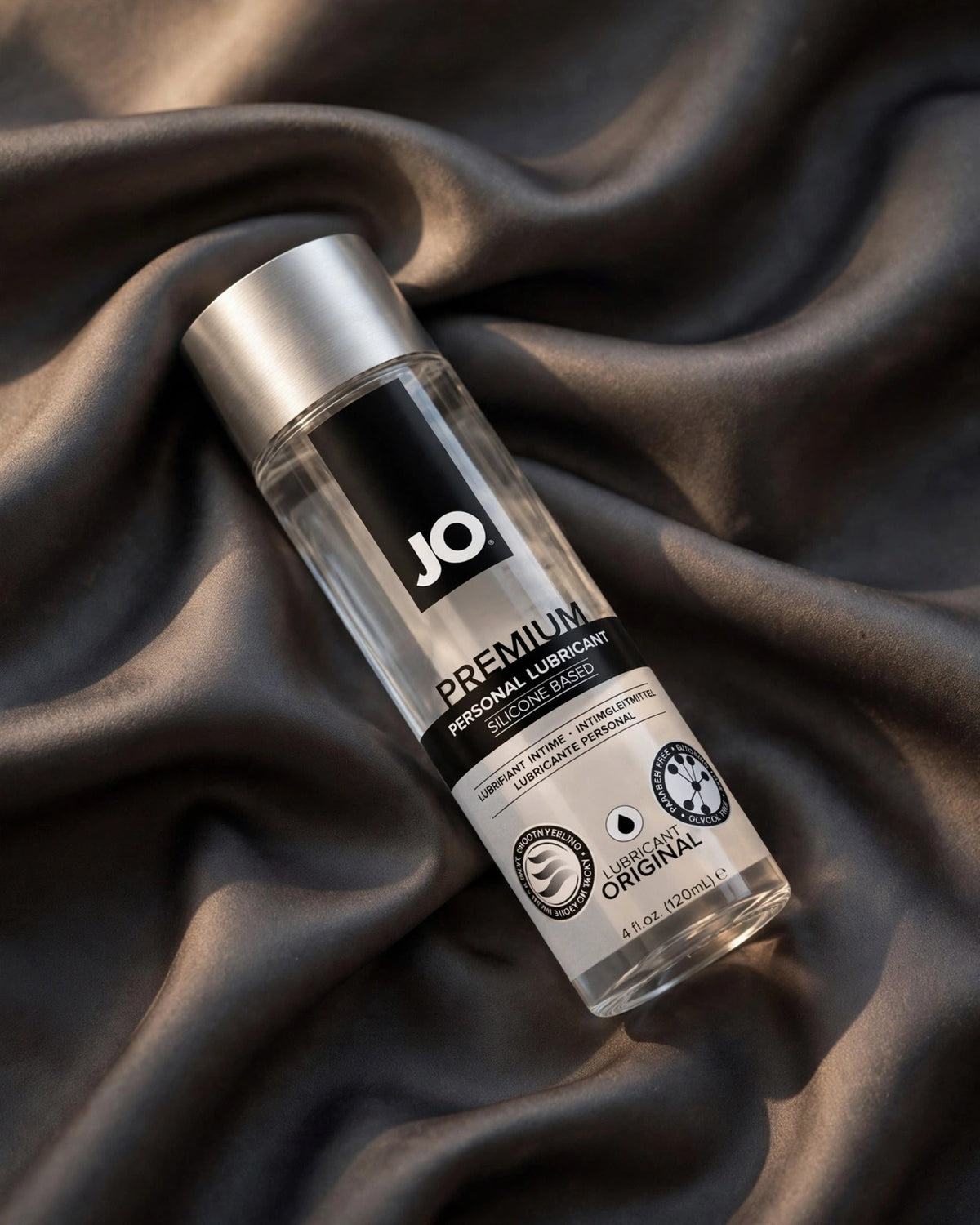 JO Premium Original Silicone-Based Lubricant · 4 oz — satin