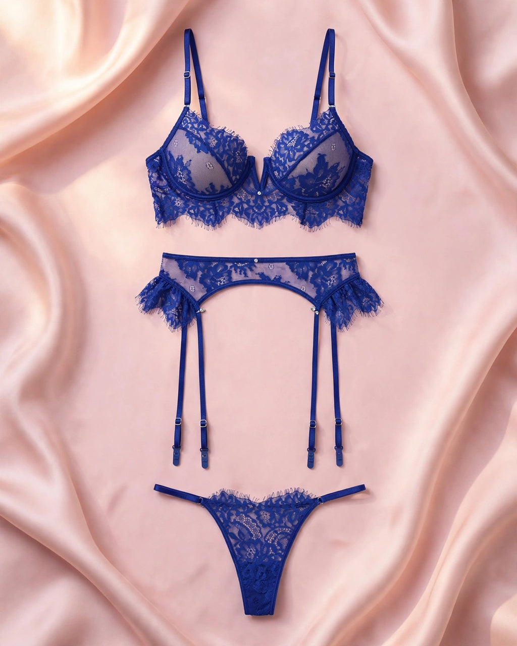 Mapale Lace Garter Set — hero view