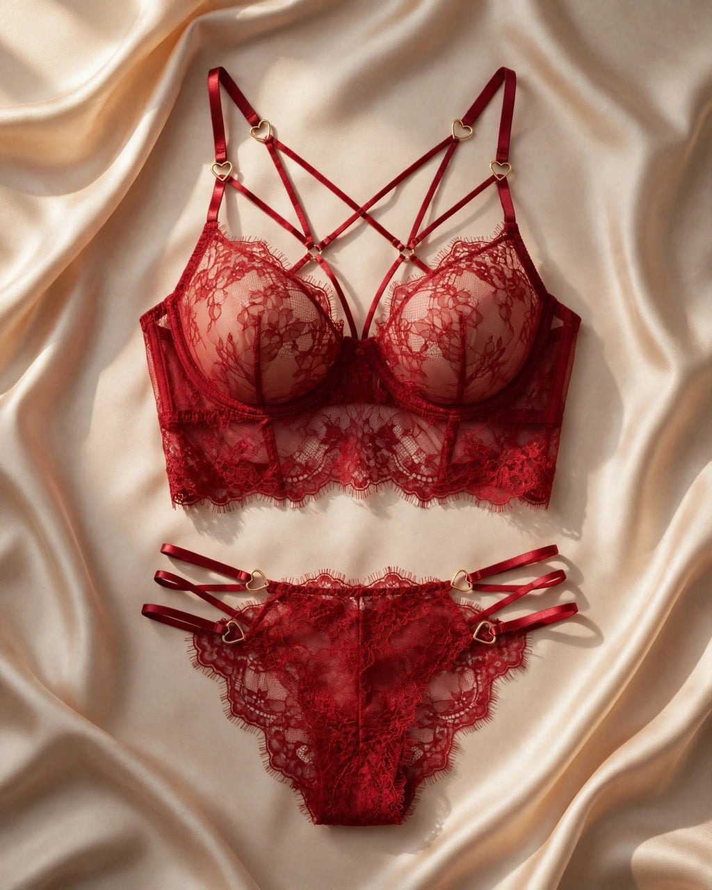 RSVP Cherry Lace Set — hero view