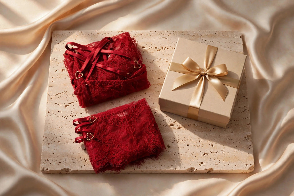 RSVP Cherry Lace Set — packaging view
