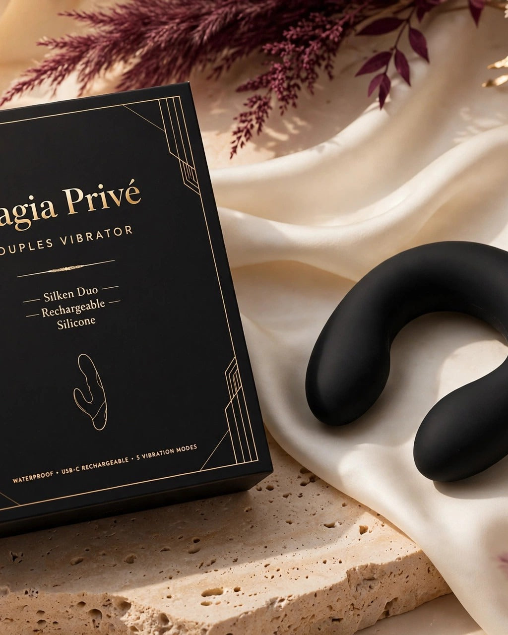 Vibrador para parejas We-Vibe Shared Touch · Negro