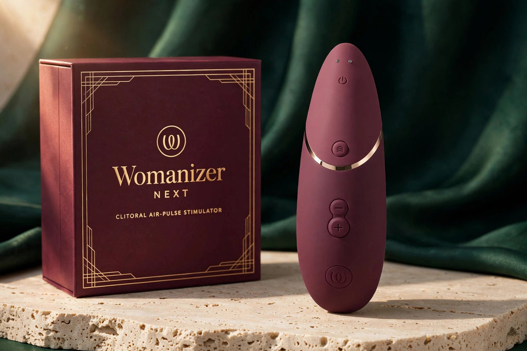 Womanizer Next Bordeaux — packaging view
